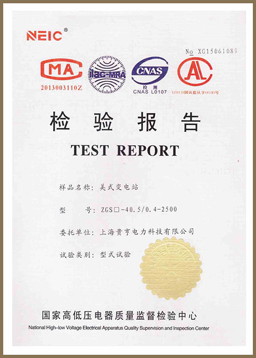 檢測報告